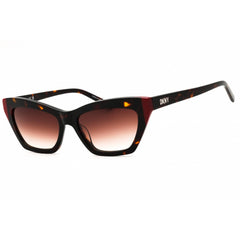 DKNY Unisex Sunglasses - Dark Tortoise Acetate Full Rim Cat Eye Frame | DK547S 237