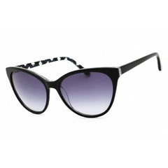 Draper James Unisex Sunglasses - Black Acetate Full Rim Cat Eye Frame | DJ7018 001