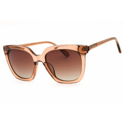 Escada Unisex Sunglasses - Shiny Light Brown Rectangular Shape Frame | SESE57 55072M