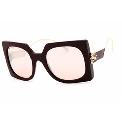 Etro Unisex Sunglasses - Burgundy Full Rim Oversized Shape Frame | ETRO 0026/S 0LHF 2S