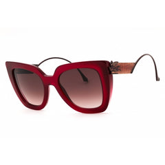 Etro Unisex Sunglasses - Burgundy Full Rim Cat Eye Shape Frame | ETRO 0040/S 0LHF HA