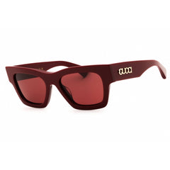 Gucci Unisex Sunglasses - Burgundy Acetate Rectangular Full Rim Frame | GG1835S 003