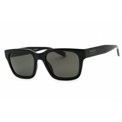 Gucci Unisex Sunglasses - Black Injected Propionate Rectangular Frame | GG1857S 005