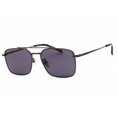 Gucci Unisex Sunglasses - Ruthenium Metal Rectangular Full Rim Frame | GG1957SA 003