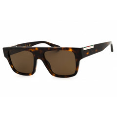 Gucci Unisex Sunglasses - Havana Acetate Rectangular Full Rim Frame | GG1960S 007