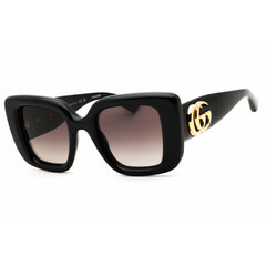 Gucci Unisex Sunglasses - Black Injected Propionate Oversized Frame | GG1975S 002