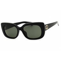 Gucci Unisex Sunglasses - Black Acetate Rectangular Full Rim Frame | GG1979SK 001