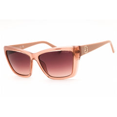 Guess Unisex Sunglasses - Beige Injected Propionate Cat Eye Frame | GU00098 57F
