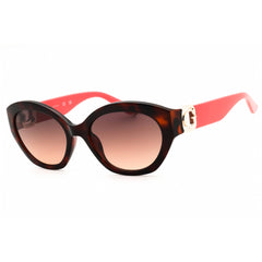 Guess Unisex Sunglasses - Dark Havana Injected Propionate Oval Frame | GU00104 52F