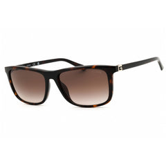 Guess Unisex Sunglasses - Dark Havana Injected Propionate Rectangular | GU00169 52F