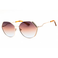 Guess Unisex Sunglasses - Gold Metal full Round rim Frame Gradient | GU7842-S 33F