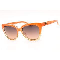 Guess Unisex Sunglasses - Orange Injected Propionate Cat Eye Frame | GU7878 44F