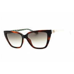 Guess Unisex Sunglasses - Dark Havana Injected Propionate Cat Eye Frame | GU7919 52P