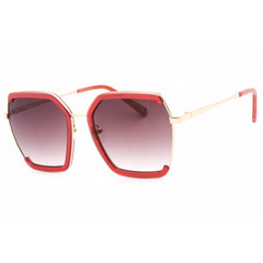 Guess Factory Unisex Sunglasses - Shiny Bordeaux Metal Full Rim Frame | GF0418 69T