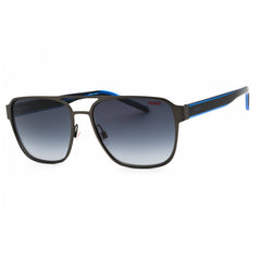HUGO Unisex Sunglasses - Grey/Black Metal Rectangular Frame | HG 1298/S 0D51 9O