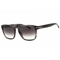 Hugo Boss Unisex Sunglasses - Grey Horn Plastic Full Rim Frame | BOSS 1599/S 02W8 9K