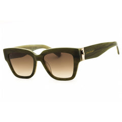 Longchamp Unisex Sunglasses - Sage Acetate Rectangular Full Rim Frame | LO745S 305