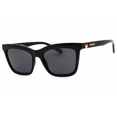 Moschino Love Unisex Sunglasses - Black Cat Eye Full Rim Frame | MOL057/S 0807 IR