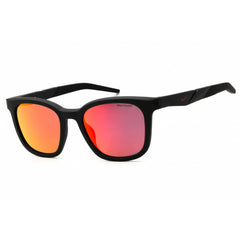 Nike Unisex Sunglasses - Matte Black Rectangular Shape Frame | RADEON 2 P FV2407 010