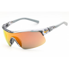 Nike Unisex Sunglasses - Shiny Wolf Grey Shield Half Rim Frame | SHOW X1 DX6520 066