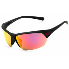 Nike Unisex Sunglasses - Matte Black/Grey Half Rim Frame | SKYLON ACE MI EV1125 006