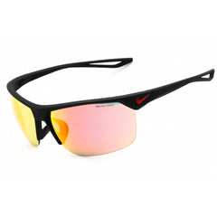 Nike Unisex Sunglasses - Matte Black Rectangular Shape Frame | TRAINER M N IF2484X 006