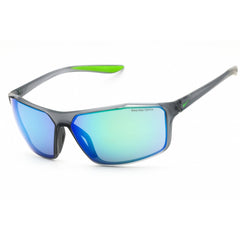 Nike Unisex Sunglasses - Matte Dark Grey/Grey Full Rim Frame | WINDSTORM M CW4672 022