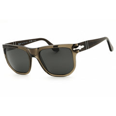 Persol Unisex Sunglasses - Opal Smoke Acetate Rectangular Frame | 0PO3306S 110348