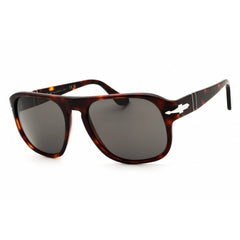 Persol Unisex Sunglasses - Havana Acetate Rectangular Full Rim Frame | PO3310S 24/B1