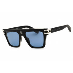 Philipp Plein Unisex Sunglasses - Matte Black Acetate Full Rim Frame | SPP108V 0703