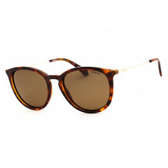 Polaroid Core Unisex Sunglasses - Havana Plastic Round Frame | PLD 4143/S/X 0086 SP