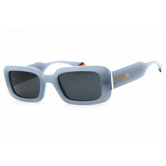 Polaroid Core Unisex Sunglasses - Azure Plastic Full Rim Frame | PLD 6208/S/X 0MVU C3