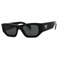 Prada Unisex Sunglasses - Black Acetate Cat Eye Shape Full Rim Frame | 0PR A01S 16K08Z