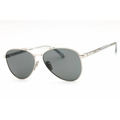 Prada Unisex Sunglasses - Silver Metal Aviator Shape Full Rim Frame | 0PR A58S 1BC175