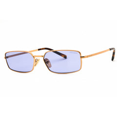 Prada Unisex Sunglasses - Brass Metal Rectangular Full Rim Frame | 0PR A60S 7OE01O