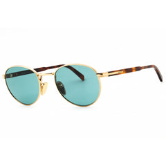 Prada Unisex Sunglasses - Gold Metal Round Shape Full Rim Frame | 0PR B51S 5AK40K