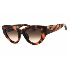 Roberto Cavalli Unisex Sunglasses - Sh.Dark Havana Cat Eye Shape Frame | SRC009M 02BV