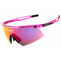 Rudy Project Unisex Sunglasses - Shield Crystal Pink Half Rim Frame | SP895244 RN00