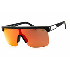 SPY Unisex Sunglasses - Shield Matte Black Half Rim Frame | FLYNN 5050 6700000000209