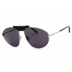 Tom Ford Unisex Sunglasses - Aviator Shape Shiny Light Ruthenium Frame | FT1095 14A