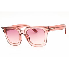 Tom Ford Unisex Sunglasses - Rectangular Shape Pink Full Rim Frame | FT1115 72Z