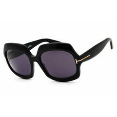 Tom Ford Unisex Sunglasses - Oversized Shape Shiny Black Full Rim Frame | FT1155 01A