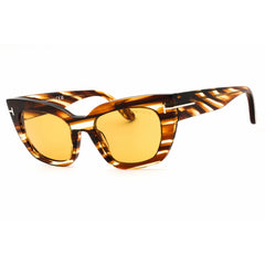 Tom Ford Unisex Sunglasses - Cat Eye Shape Blonde Havana Full Rim Frame | FT1190 53E