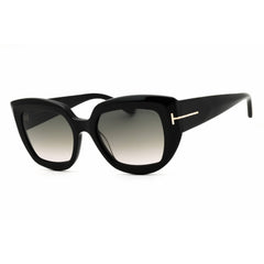 Tom Ford Unisex Sunglasses - Cat Eye Shape Shiny Black Full Rim Frame | FT1192 01B