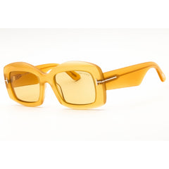 Tom Ford Unisex Sunglasses - Oversized Shape Yellow Full Rim Frame | FT1218 39E