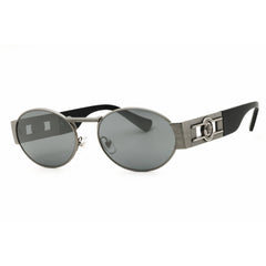 Versace Unisex Sunglasses - Oval Shape Gunmetal Full Rim Frame | 0VE2264 10016G