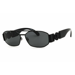Versace Unisex Sunglasses - Oval Shape Matte Black Full Rim Frame | 0VE2287 126187