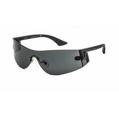 Versace Unisex Sunglasses - Shield Shape Grey Color Rimless Frame | VE2241 125687
