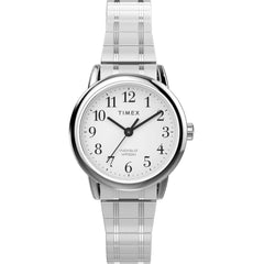 Timex Women's Watch - Easy Reader Quartz White Dial Silver Bracelet | TW2W52300JT