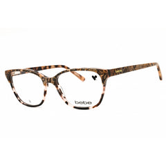 Bebe Women's Eyeglasses - Topaz Lace Acetate Rectangular Full Rim Frame | BB5220 200